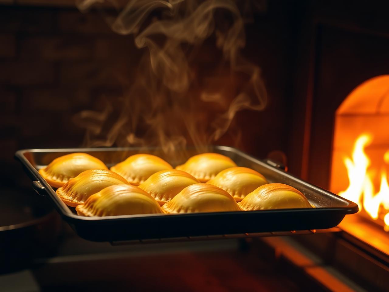 Empanadas fresh from the oven